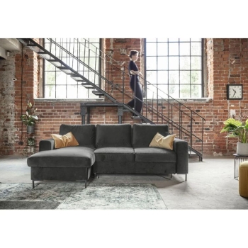 Eck-Sofa »Lilly« Bett-Funktion Cord versch. Farben