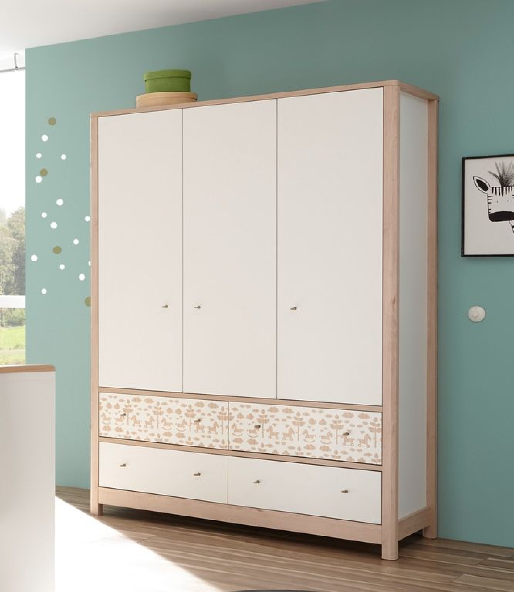 3trg. Kleiderschrank »Jonas« 144cm