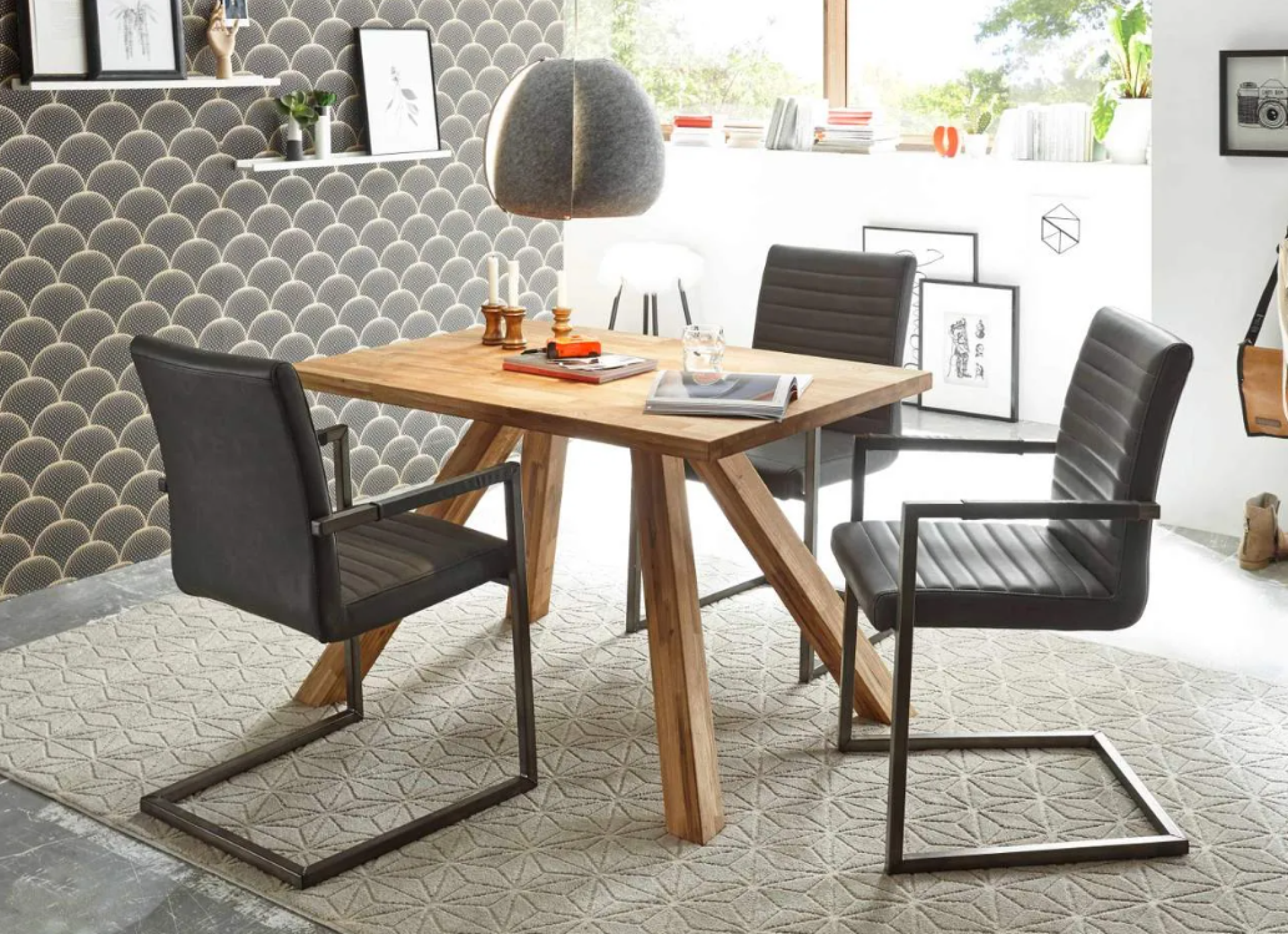 Esstisch »Leonard Mini« 120x90 cm Eiche Massiv